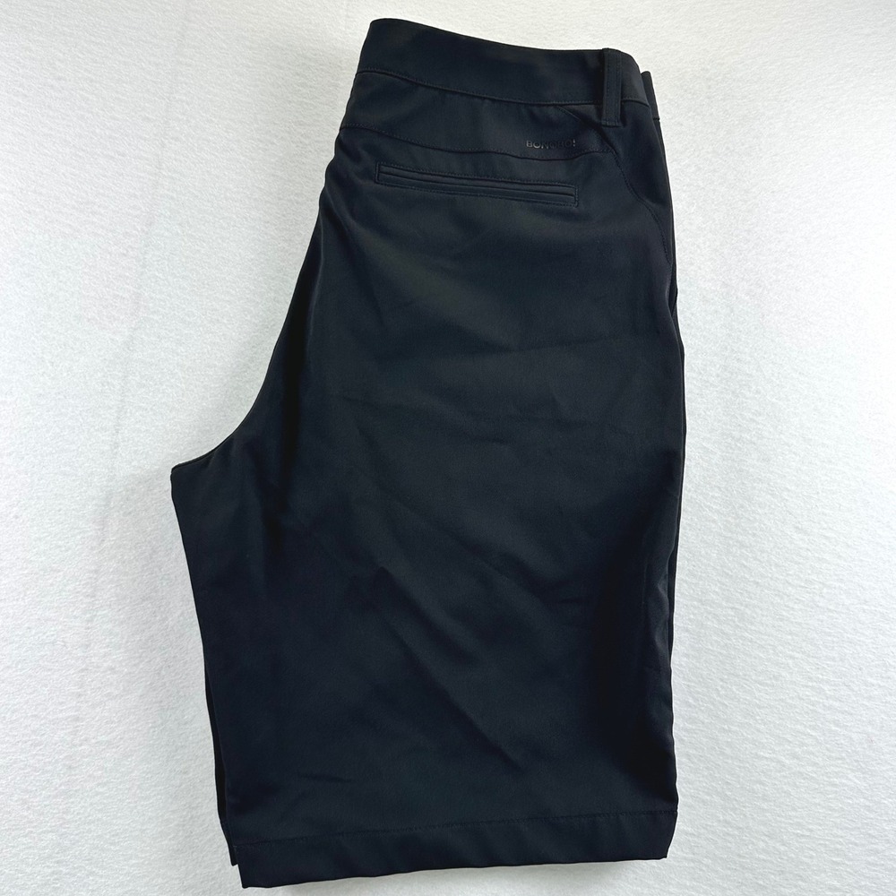 Bonobos Golf Mens Black Performance Shorts Size 34 10" Inseam Stretch Active - Picture 2 of 14